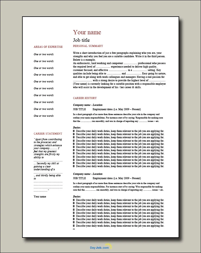 Network Engineer resume 2 page