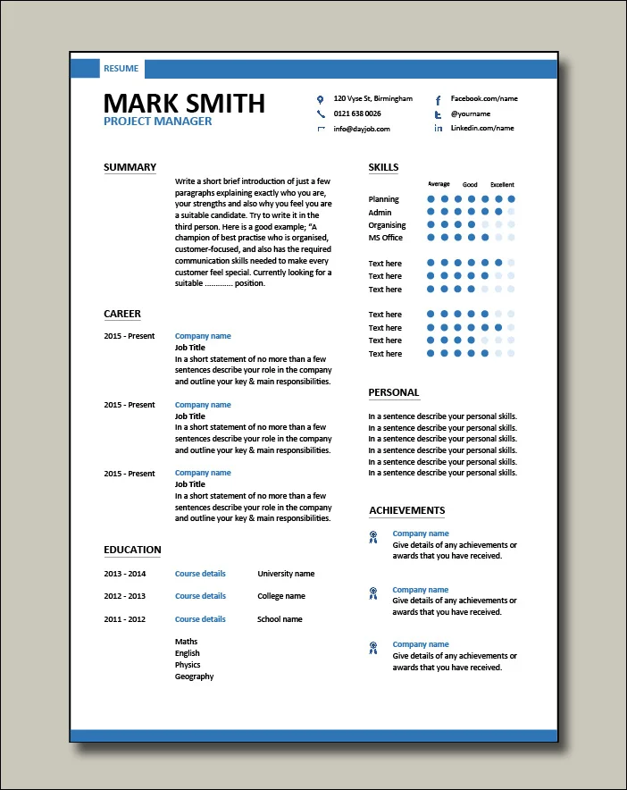 Project-Manager-modern-resume-template-1-1-page
