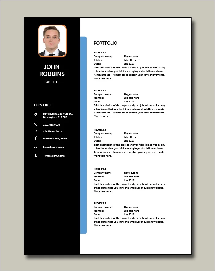 Premium template 10 Portfolio