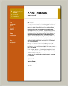 Free Web Developer cover letter example 2