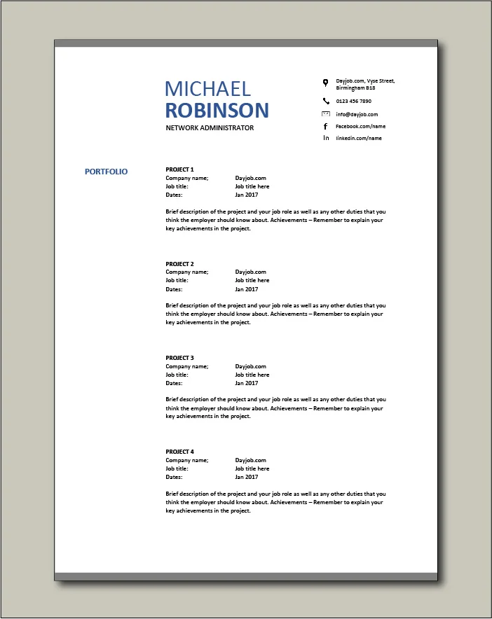 Network Administrator Portfolio