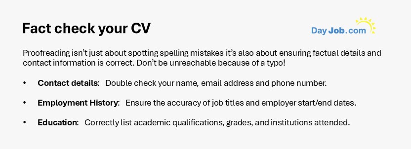Fact check your CV
